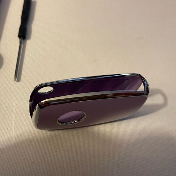 Volkswagen Key Fob Keychain & Key Fob Cover in lavender with bling NWT - Picture 6 of 10